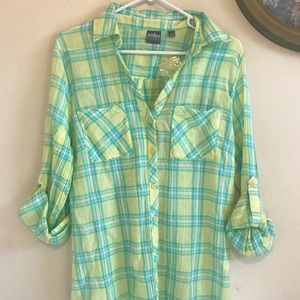 😈Soho plaid shirt